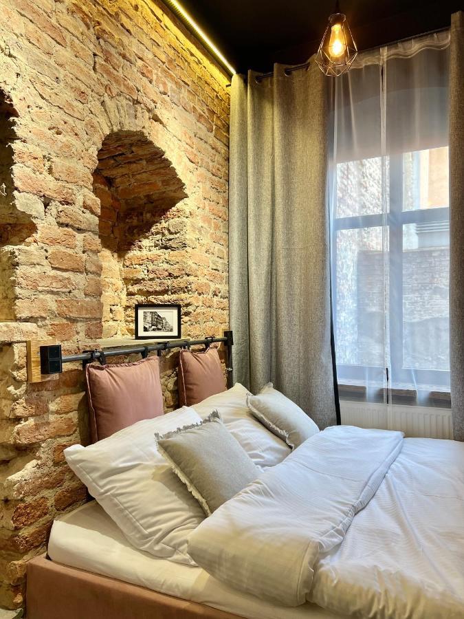 Pudrowy Apartament Old Town Design Stary Toruń Esterno foto